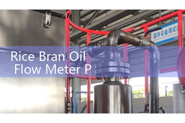 Rice Bran Oil Flow Meter Processing Line Filter Monitoring
